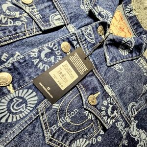True Religion Blue Patterned Men's Jeans